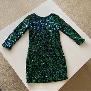 Sequin mini dress for New Year